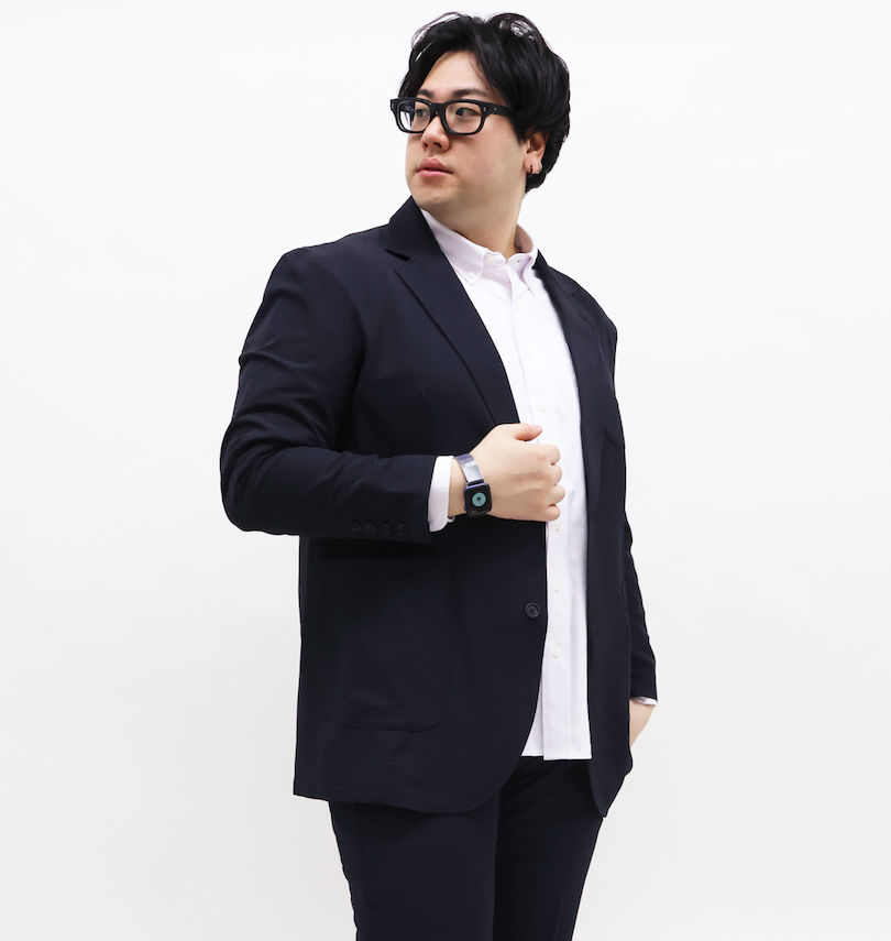 大きいサイズ メンズ H by FIGER (エイチバイフィガー) 2WAYストレッチジャケット
                        