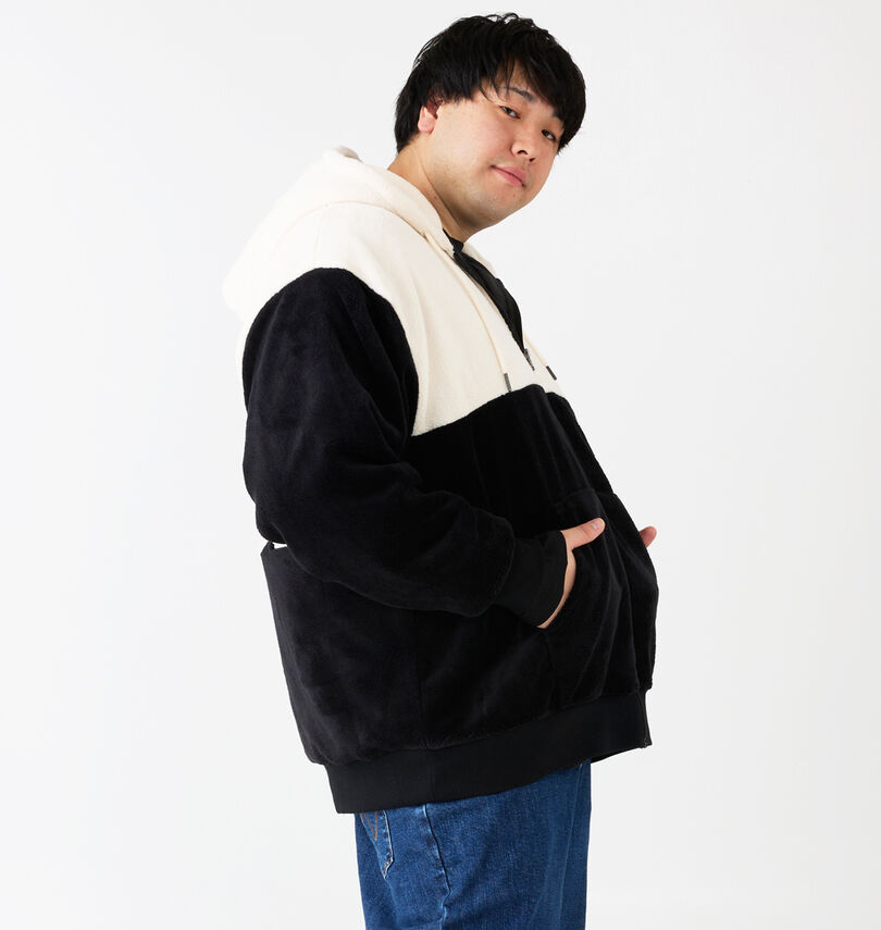 大きいサイズ メンズ KANGOL (カンゴール) シルキーフリースジャケット
                        