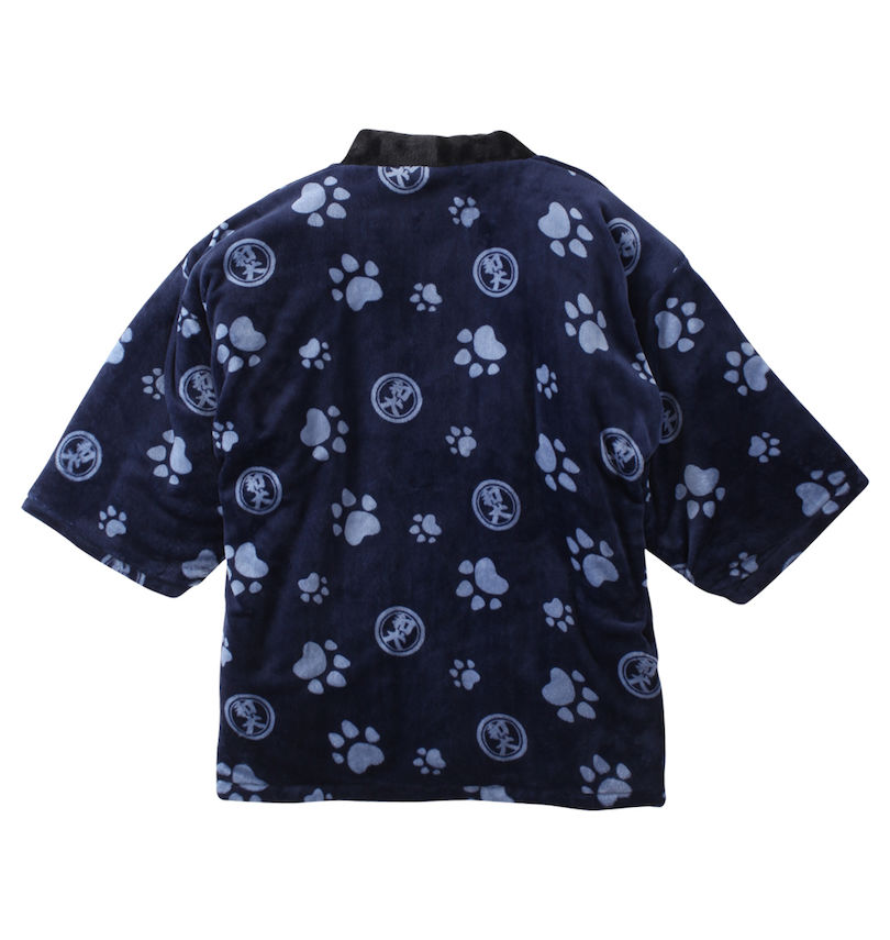 大きいサイズ メンズ 黒柴印和んこ堂 (クロシバジルシワンコドウ) ふわもこ半纏
                        