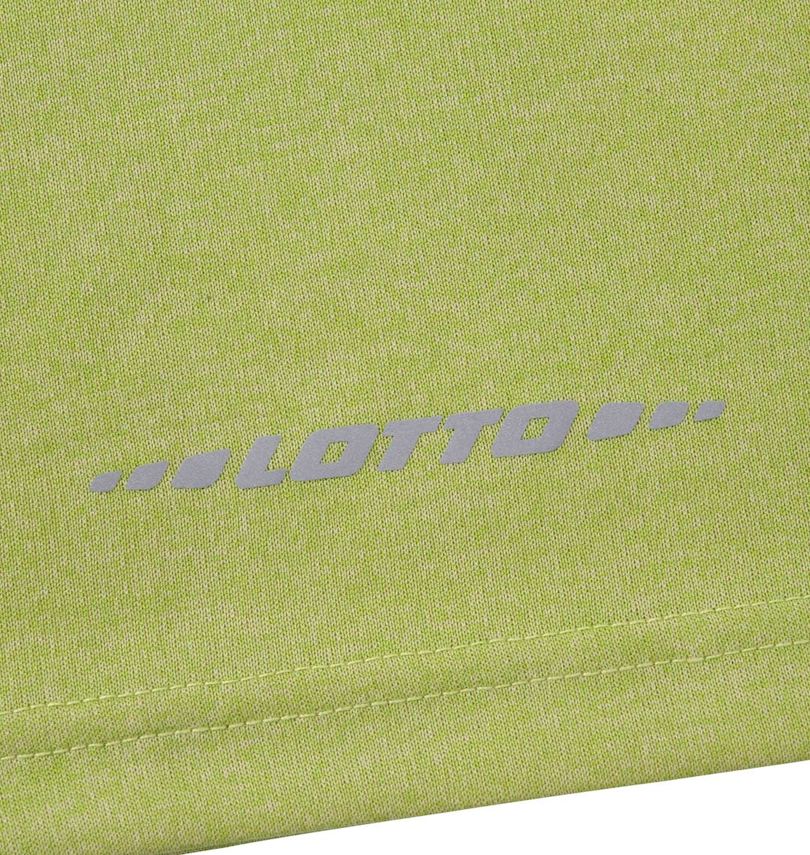 大きいサイズ メンズ LOTTO (ロット) 杢DRYメッシュ半袖Tシャツ
バック裾再帰反射プリント