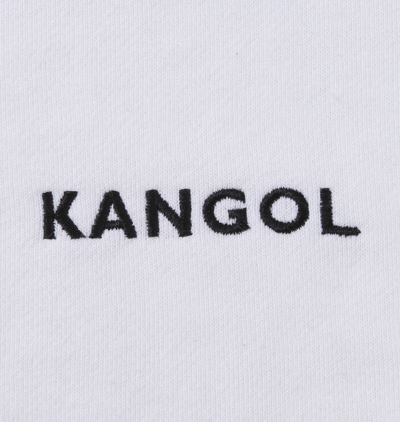 大きいサイズ メンズ KANGOL (カンゴール) 裏毛バイカラープルパーカー 刺繍