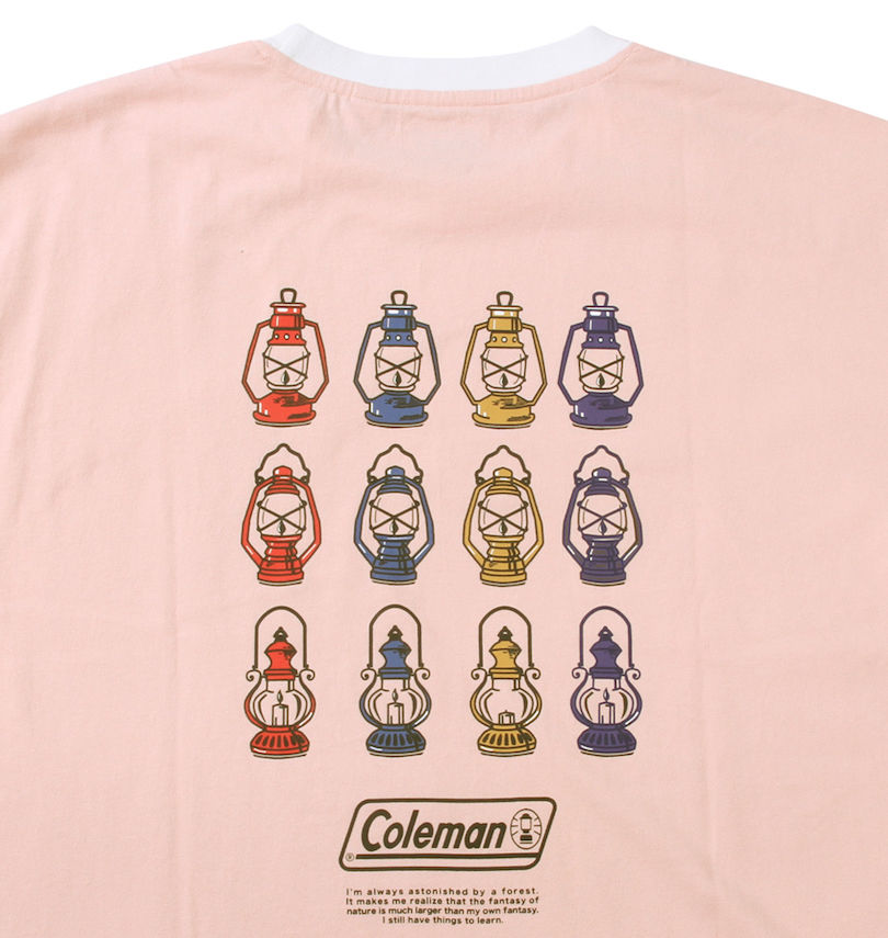 大きいサイズ メンズ Coleman (コールマン) 半袖Tシャツ
                        バックプリント