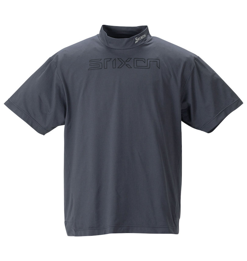 大きいサイズ メンズ SRIXON (スリクソン) 【松山プロ・星野プロ共同開発】ロゴデザインモックネック半袖シャツ 