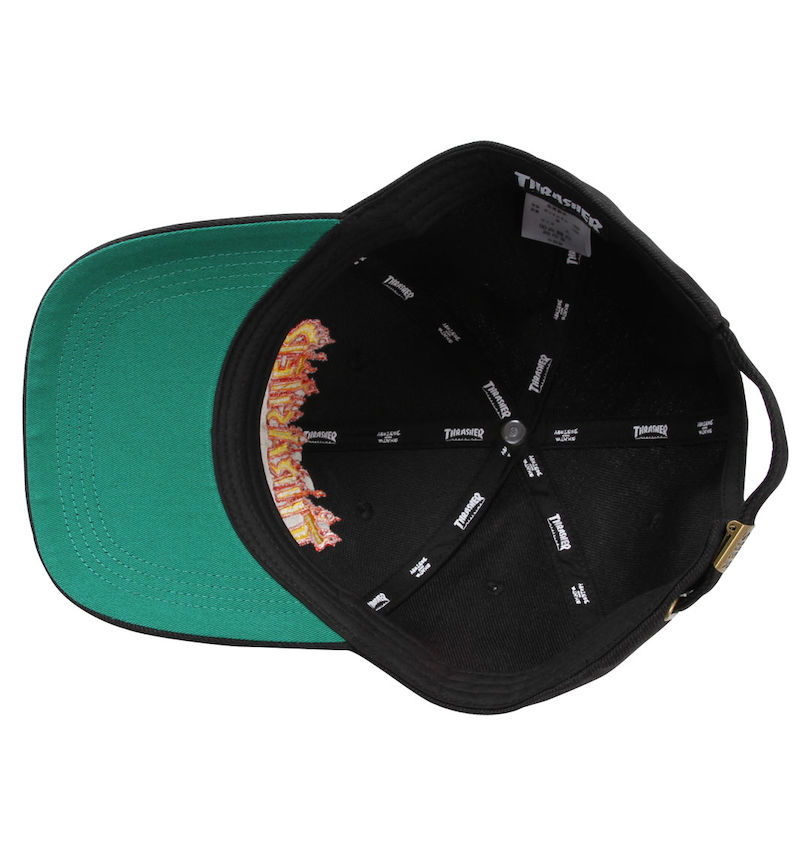 大きいサイズ メンズ THRASHER (スラッシャー) FLAMEロゴ6Pキャップ
                        