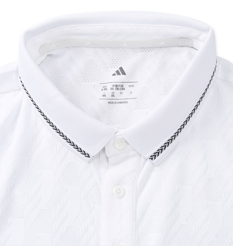 大きいサイズ メンズ adidas golf (アディダスゴルフ) CLIMACOOLシーズナルジャガード半袖シャツ
                        