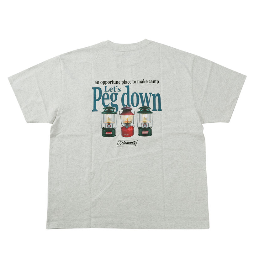 大きいサイズ メンズ Coleman (コールマン) ポケット付半袖Tシャツ
                        バックスタイル