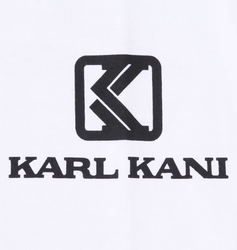 大きいサイズ メンズ KARL KANI (カール カナイ) 天竺長袖Tシャツ 胸プリント