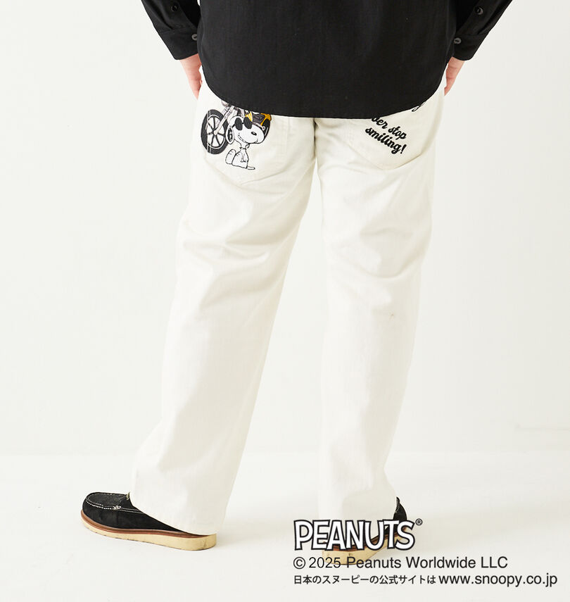 大きいサイズ メンズ FLAGSTAFF×PEANUTS (フラッグスタッフ) スヌーピーコラボデニムパンツ
                        