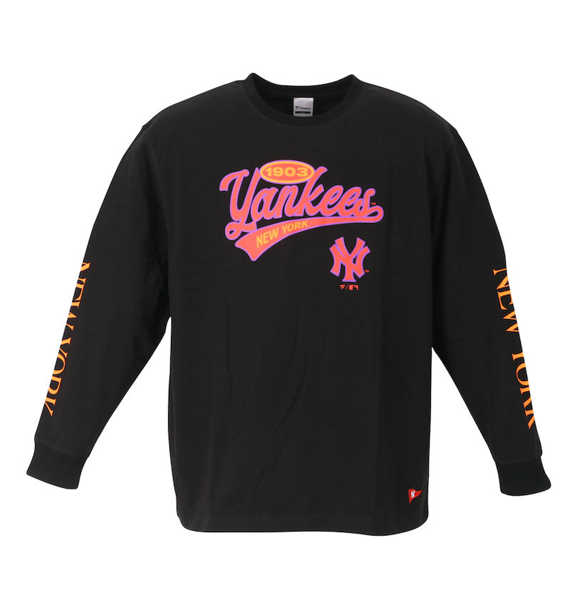 大きいサイズ メンズ Fanatics (ファナティクス) NYスクリプトロゴ長袖Tシャツ
                        