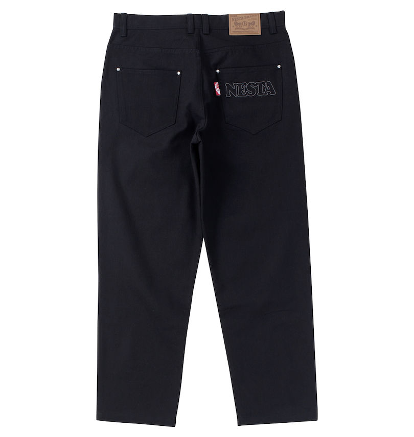 大きいサイズ メンズ NESTA BRAND (ネスタブランド) デニムロングパンツ
                        バックスタイル