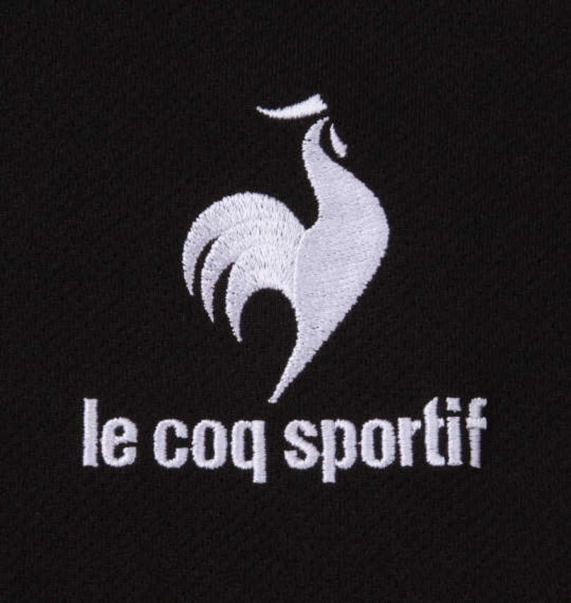 大きいサイズ メンズ LE COQ SPORTIF (ルコックスポルティフ) ハーフジップ半袖シャツ 刺繍