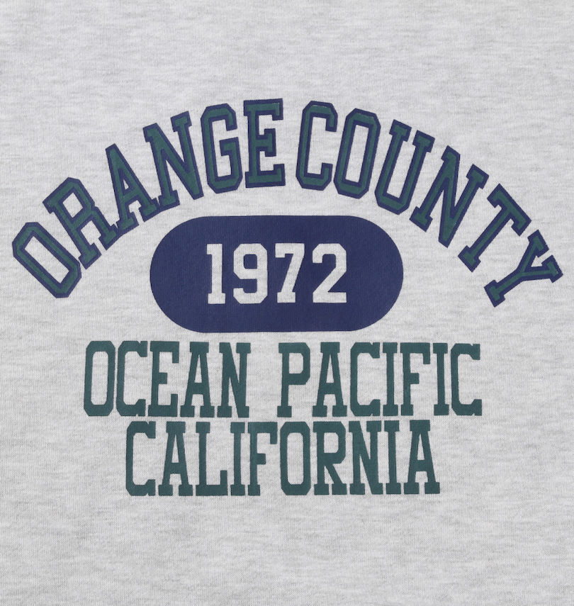 大きいサイズ メンズ OCEAN PACIFIC (オーシャンパシフィック) 裏起毛クルーネックスウェット
                        プリント