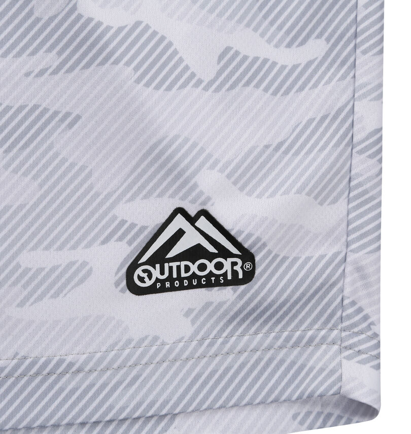 大きいサイズ メンズ OUTDOOR PRODUCTS (アウトドア プロダクツ) DRYメッシュカモフラ柄ハーフパンツ
                        プリント