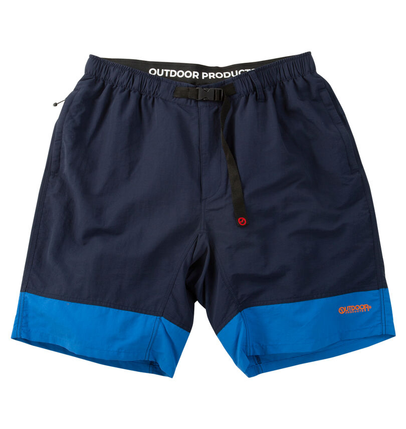 大きいサイズ メンズ OUTDOOR PRODUCTS (アウトドア プロダクツ) ナイロンバイカラークライミングハーフパンツ
                        