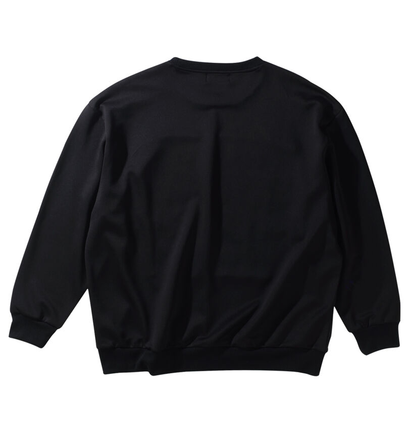 大きいサイズ メンズ in the attic (インジアティック) エンボス+箔プリントトレーナー
                        バックスタイル