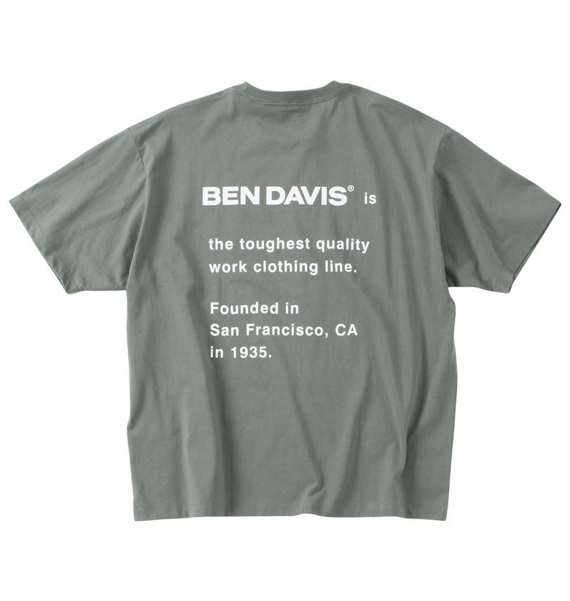 大きいサイズ メンズ BEN DAVIS (ベン デイビス) 半袖Tシャツ
バックスタイル