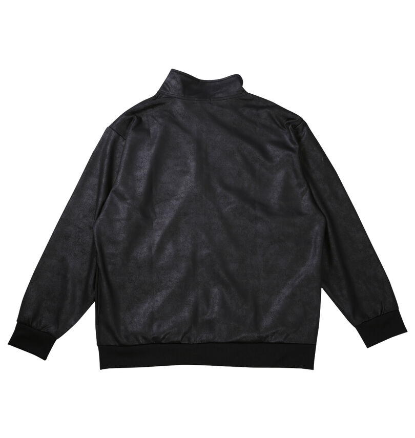 大きいサイズ メンズ Louis Chavlon (ルイシャブロン) レザー風スタンドカットジャケット
                        バックスタイル