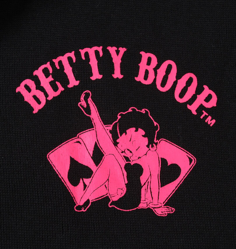 大きいサイズ メンズ BETTY BOOP (ベティ ブープ) フルジップパーカー
                        プリント