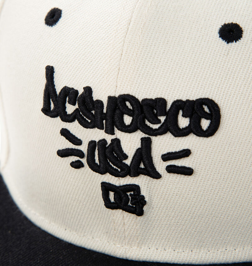 大きいサイズ メンズ DCSHOES (ディーシーシューズ) 26GRAFFITI EMB SNAPBACKキャップ
刺繍