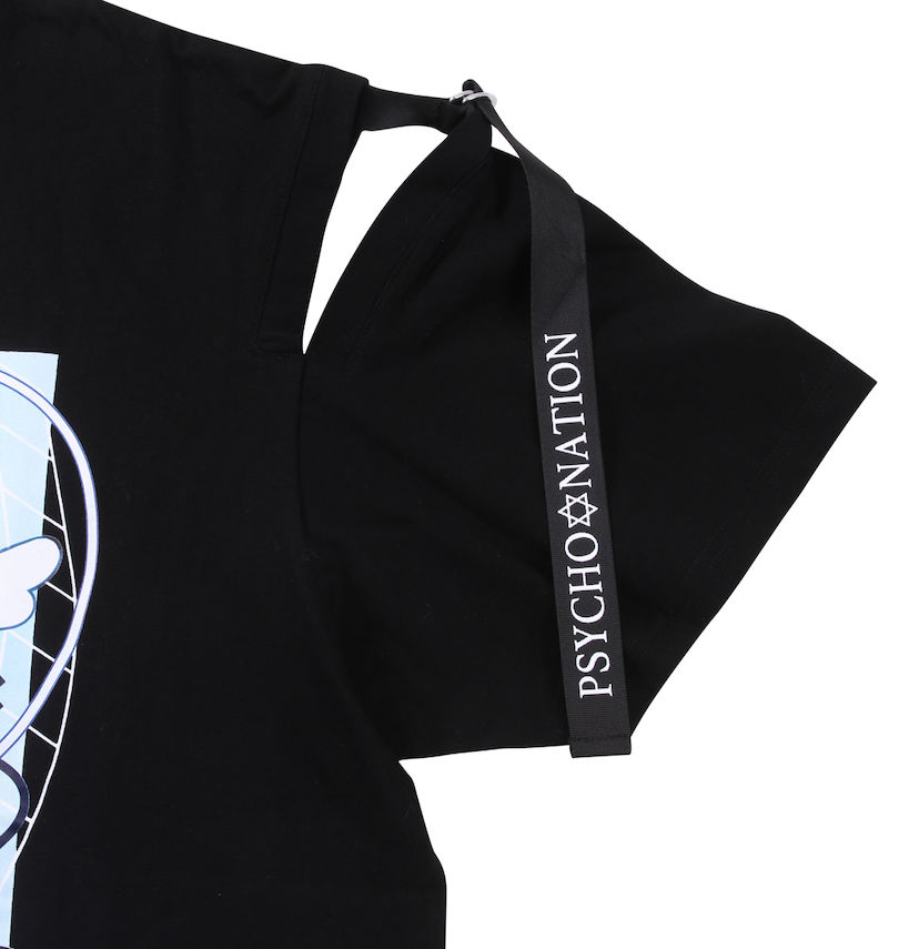 大きいサイズ メンズ PSYCHO NATION (サイコネーション) サイコ×寝田ルネ ゲーマー半袖Tシャツ 