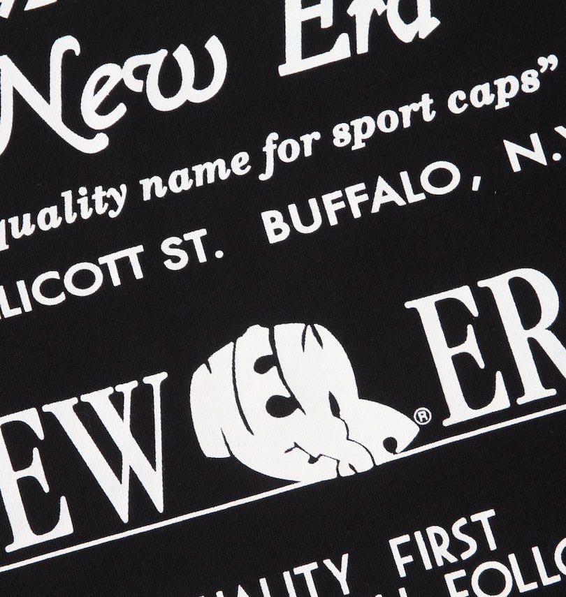 大きいサイズ メンズ NEW ERA (ニューエラ) アーカイブロゴ長袖Tシャツ
                        プリント拡大