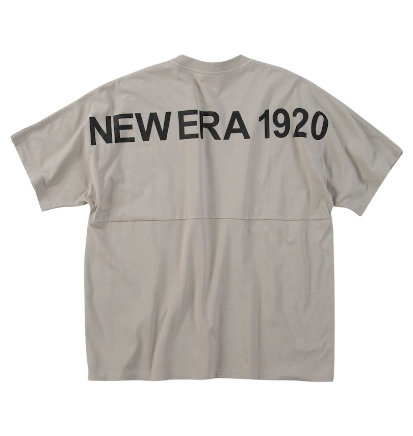 大きいサイズ メンズ NEW ERA (ニューエラ) NEWERA1920ドロップショルダー半袖Tシャツ
                        バックスタイル