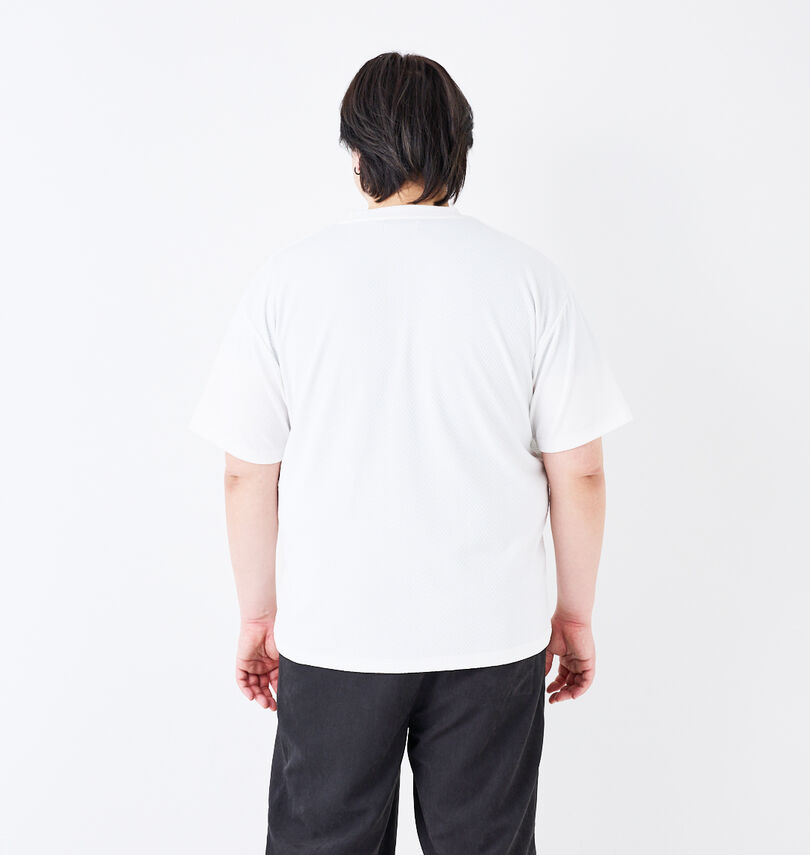 大きいサイズ メンズ in the attic (インジアティック) 刺繍ジャガード半袖Tシャツ
