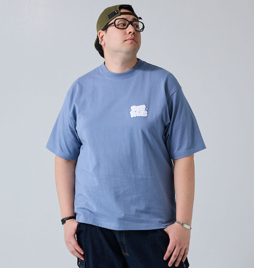 大きいサイズ メンズ BEN DAVIS (ベン デイビス) カーウォッシュ半袖Tシャツ 
