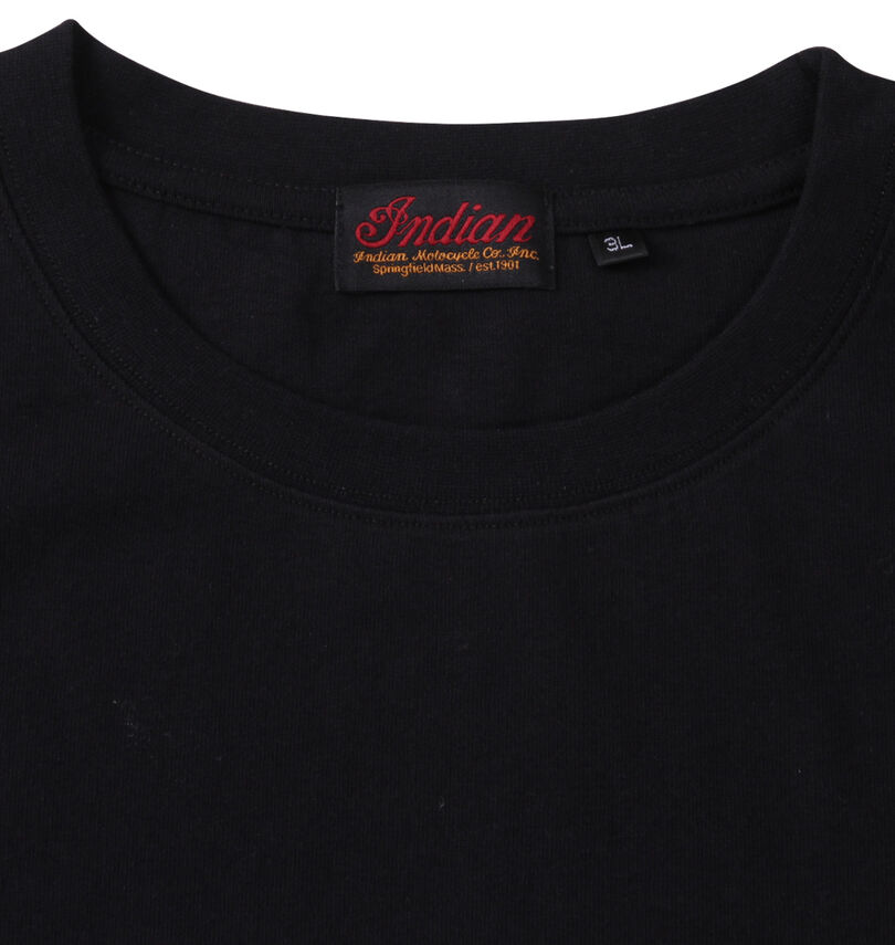 大きいサイズ メンズ INDIAN MOTOCYCLE (インディアンモトサイクル) 天竺プリント半袖Tシャツ