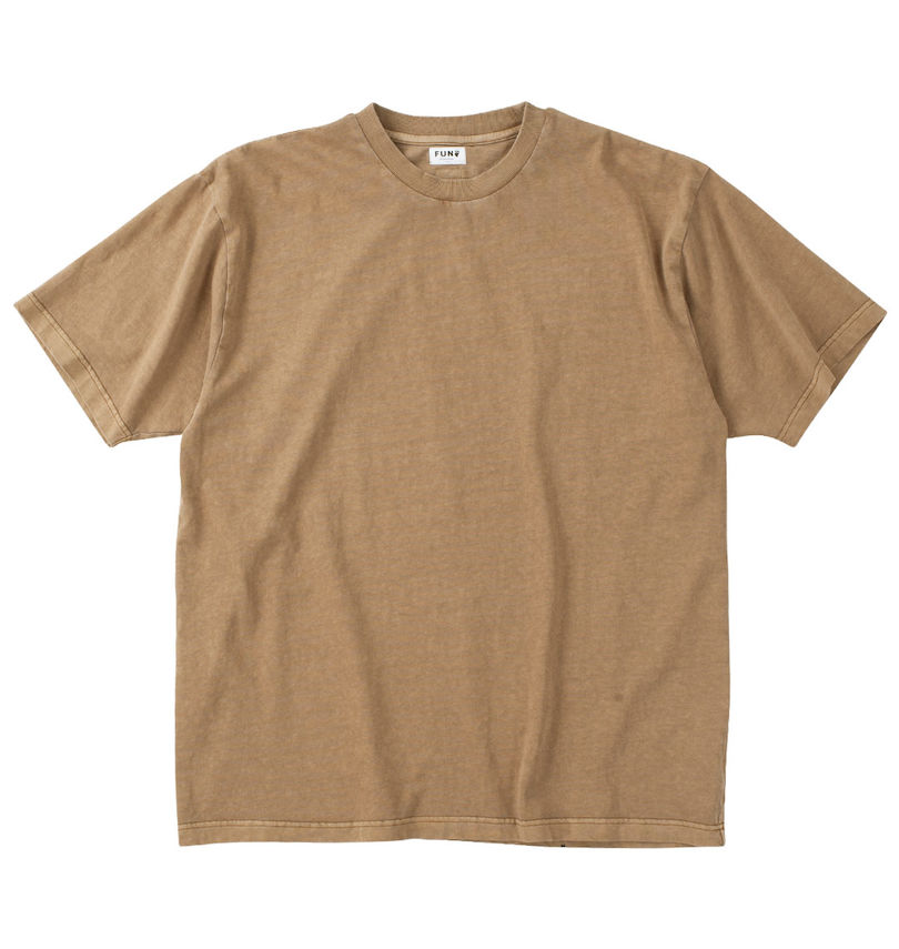 大きいサイズ メンズ FUN for modemdesign (ファン フォー モデムデザイン) オジサンバックプリントピグメント加工半袖Tシャツ 