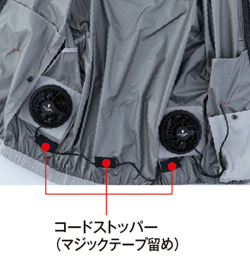 大きいサイズ メンズ GLADIATOR (グラディエーター) 日傘遮熱半袖ブルゾンペルチェセット
                        