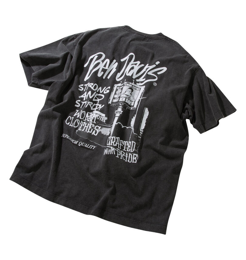大きいサイズ メンズ BEN DAVIS (ベン デイビス) ロードサイドヴィンテージ半袖Tシャツ