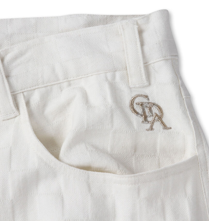 大きいサイズ メンズ GLADIATE (グラディエイト) ALL刺繍ブロックジャガードストレッチパンツ