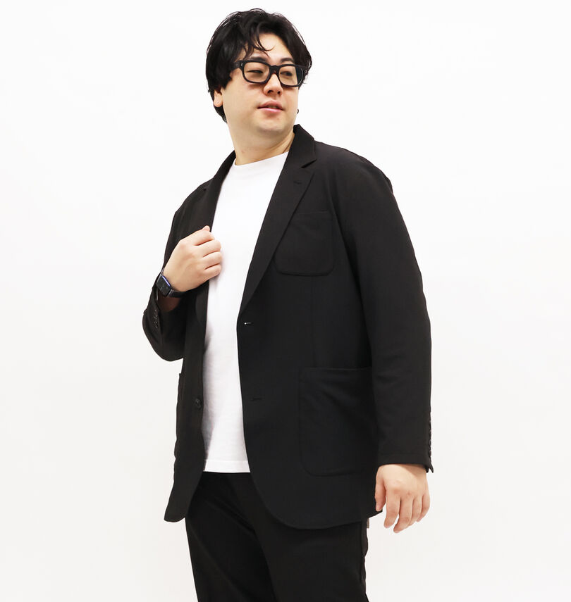 大きいサイズ メンズ H by FIGER (エイチバイフィガー) 2WAYストレッチジャケット
                        身長：182cm/バスト：123cm/着用サイズ：3L
