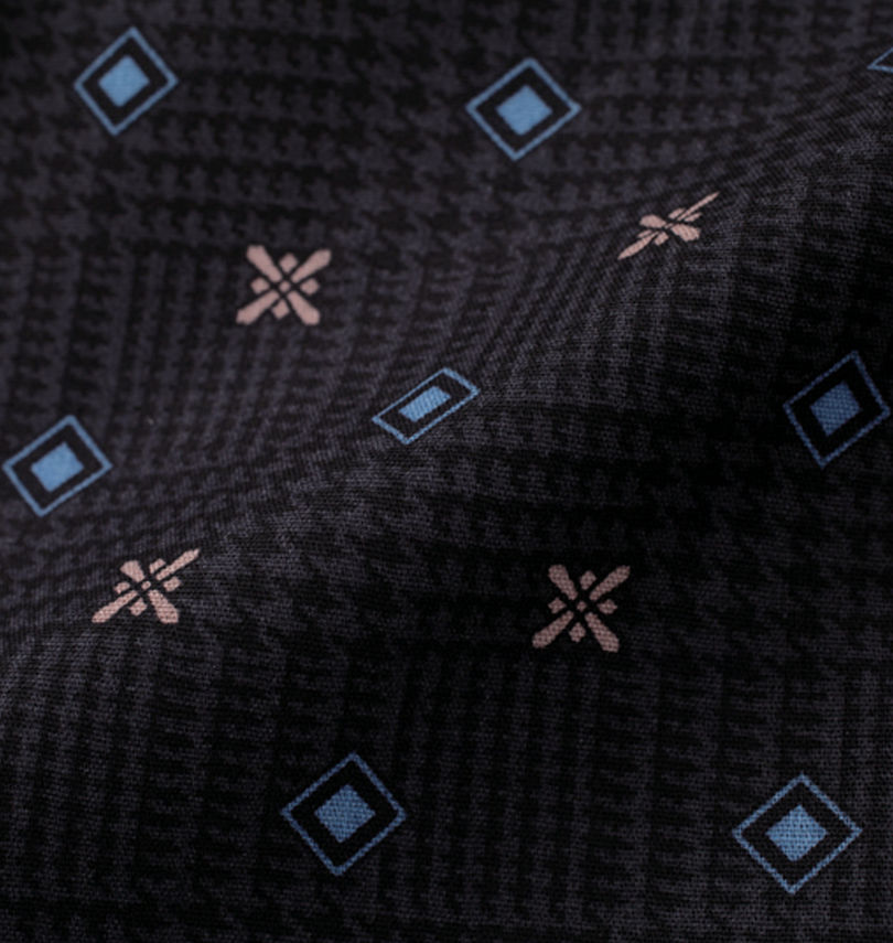 大きいサイズ メンズ Take More (テイクモア) 2P小紋柄布帛トランクス
                        生地拡大