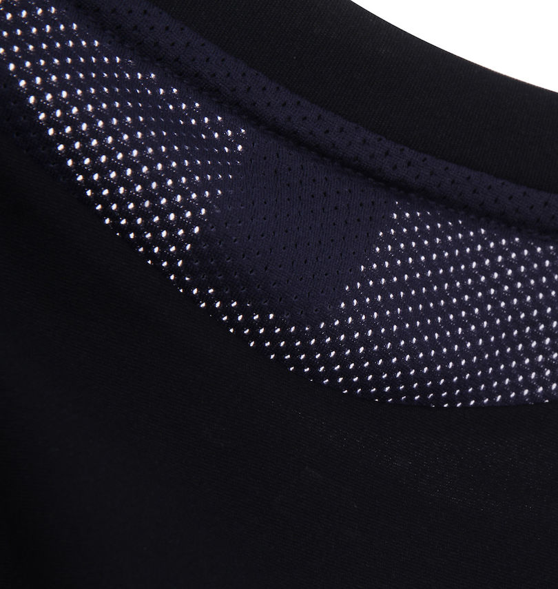 大きいサイズ メンズ UMBRO (アンブロ) フィールテック長袖プラクティスシャツ バック襟下切替部分