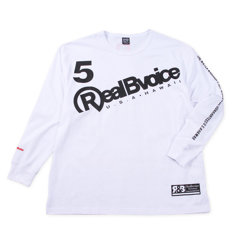 大きいサイズ メンズ RealBvoice (リアルビーボイス) ANGEL WINGS天竺長袖Tシャツ
                        