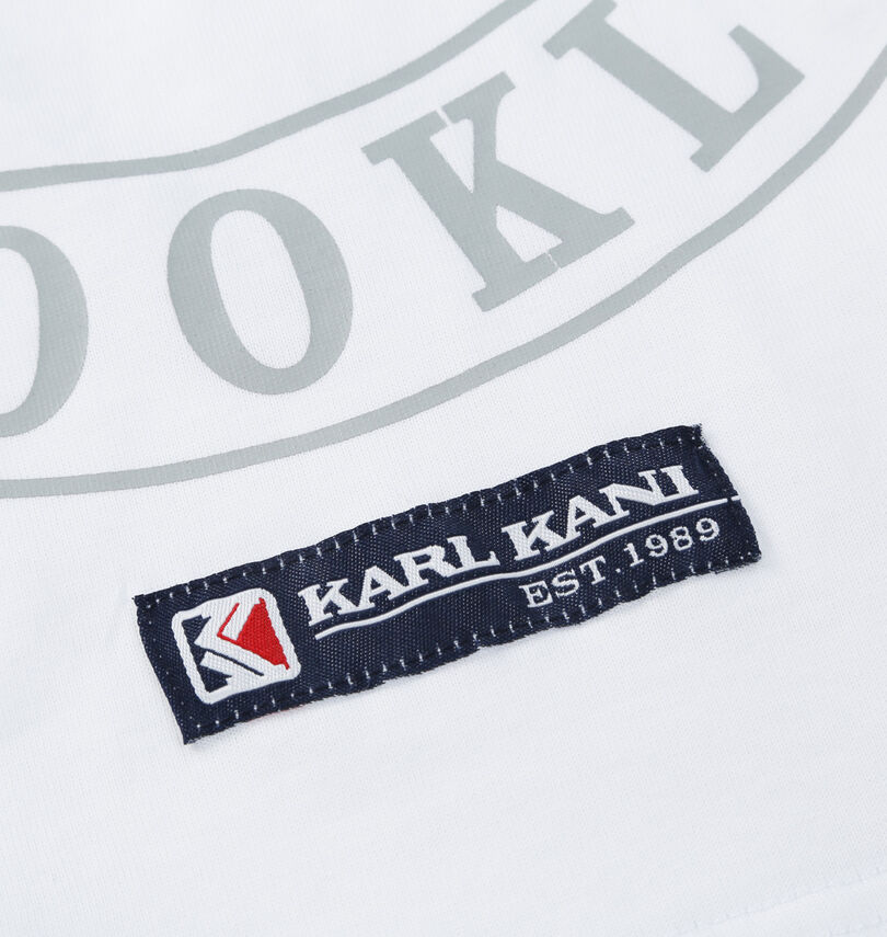 大きいサイズ メンズ KARL KANI (カール カナイ) 天竺半袖Tシャツ
                        ワッペン