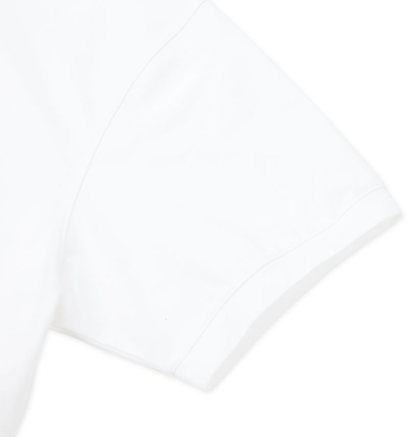 大きいサイズ メンズ NEW ERA (ニューエラ) カラーロゴ半袖ポロシャツ 袖口