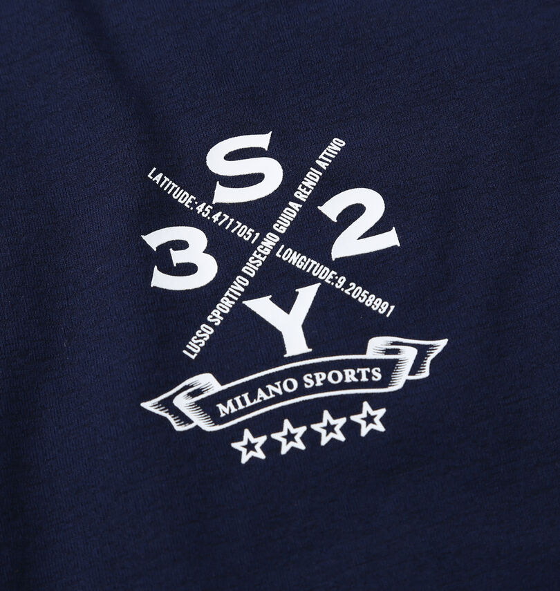 大きいサイズ メンズ SY32 by SWEET YEARS (エスワイサーティトゥバイスィートイヤーズ) サークルロゴバックプリント半袖Tシャツ
プリント
