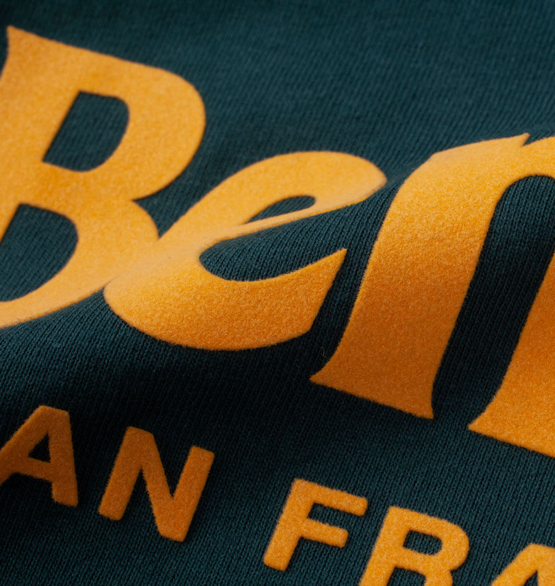 大きいサイズ メンズ BEN DAVIS (ベン デイビス) フロッキーロゴ半袖Tシャツ フロッキープリント
