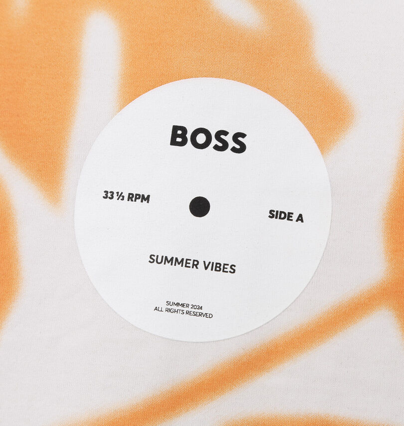 大きいサイズ メンズ BOSS (ボス) 半袖Tシャツ
                        プリント拡大