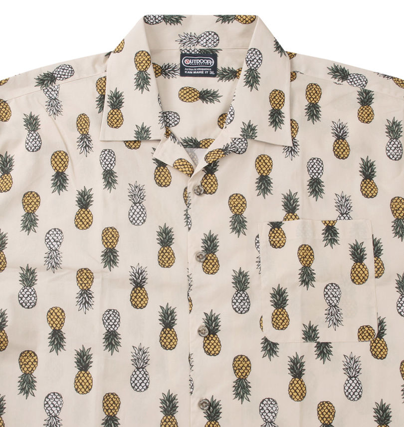 大きいサイズ メンズ OUTDOOR PRODUCTS (アウトドア プロダクツ) 半袖オープンカラーシャツ
                        胸ポケット有