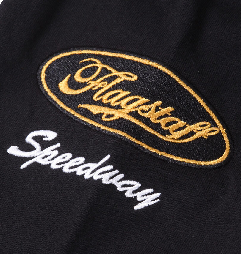 大きいサイズ メンズ FLAGSTAFF×PEANUTS 長袖Tシャツ 刺繍