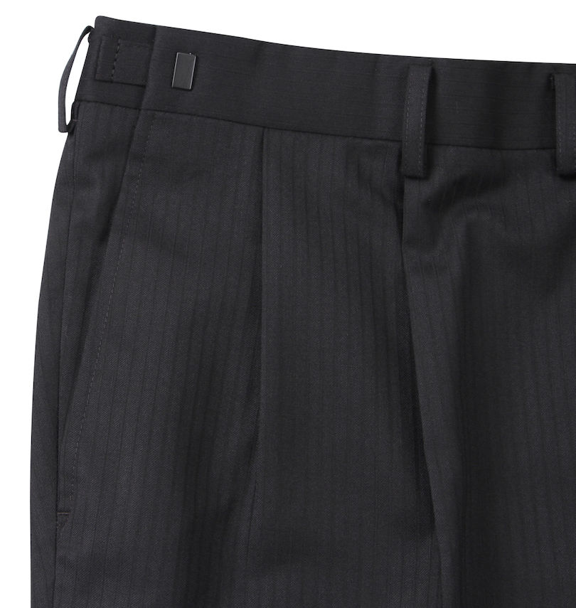 大きいサイズ メンズ MANCHES (マンチェス) 【大きいサイズのレンタルスーツ】ツータックアジャスター付パンツ(股下68㎝)
                        ツータック