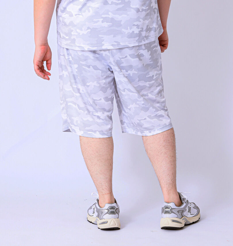 大きいサイズ メンズ OUTDOOR PRODUCTS (アウトドア プロダクツ) DRYメッシュカモフラ柄ハーフパンツ
                        
