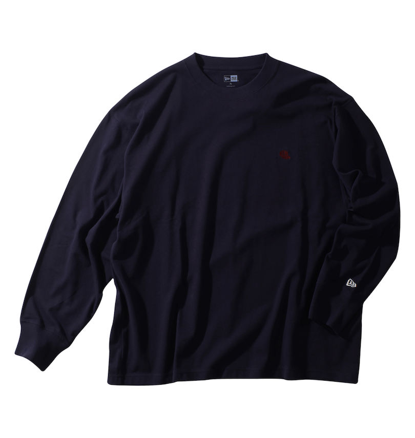大きいサイズ メンズ NEW ERA (ニューエラ) アーカイブロゴ長袖Tシャツ