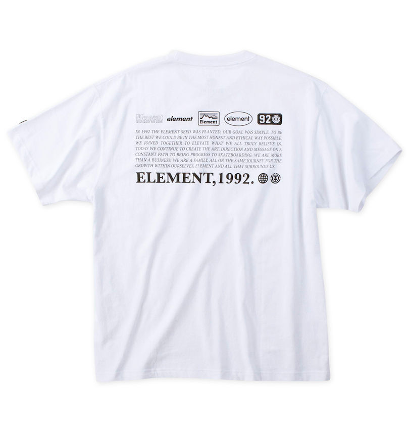 大きいサイズ メンズ ELEMENT (エレメント) EQUIPMENT半袖Tシャツ バックスタイル