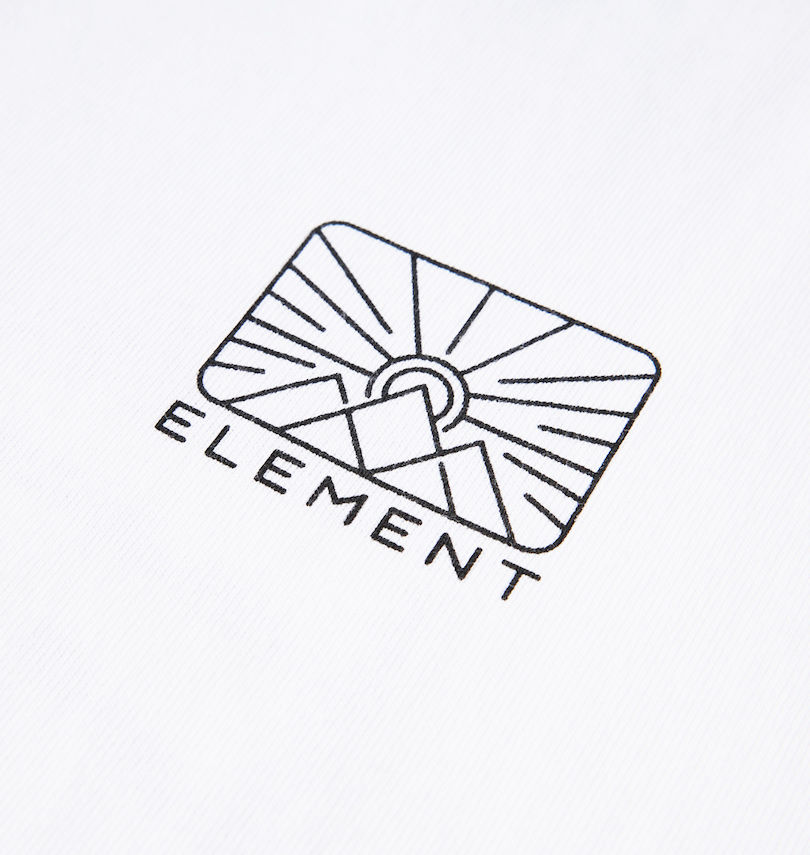 大きいサイズ メンズ ELEMENT (エレメント) RIZE長袖Tシャツ 胸プリント