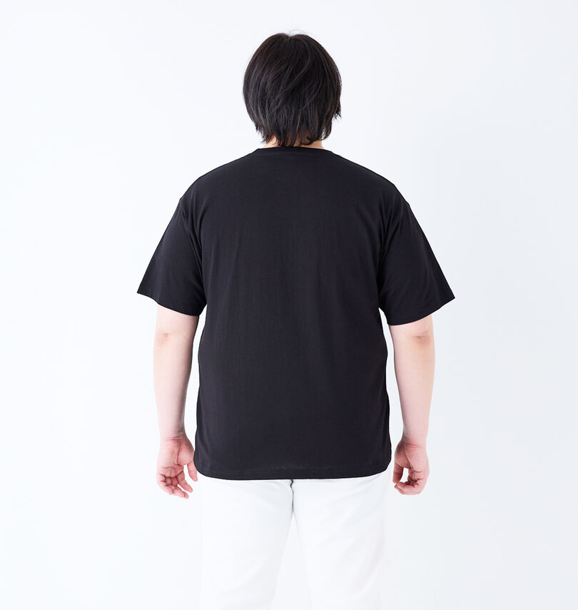 大きいサイズ メンズ b-one-soul (ビーワンソウル) DUCK DUDEリフレクターフェイス半袖Tシャツ